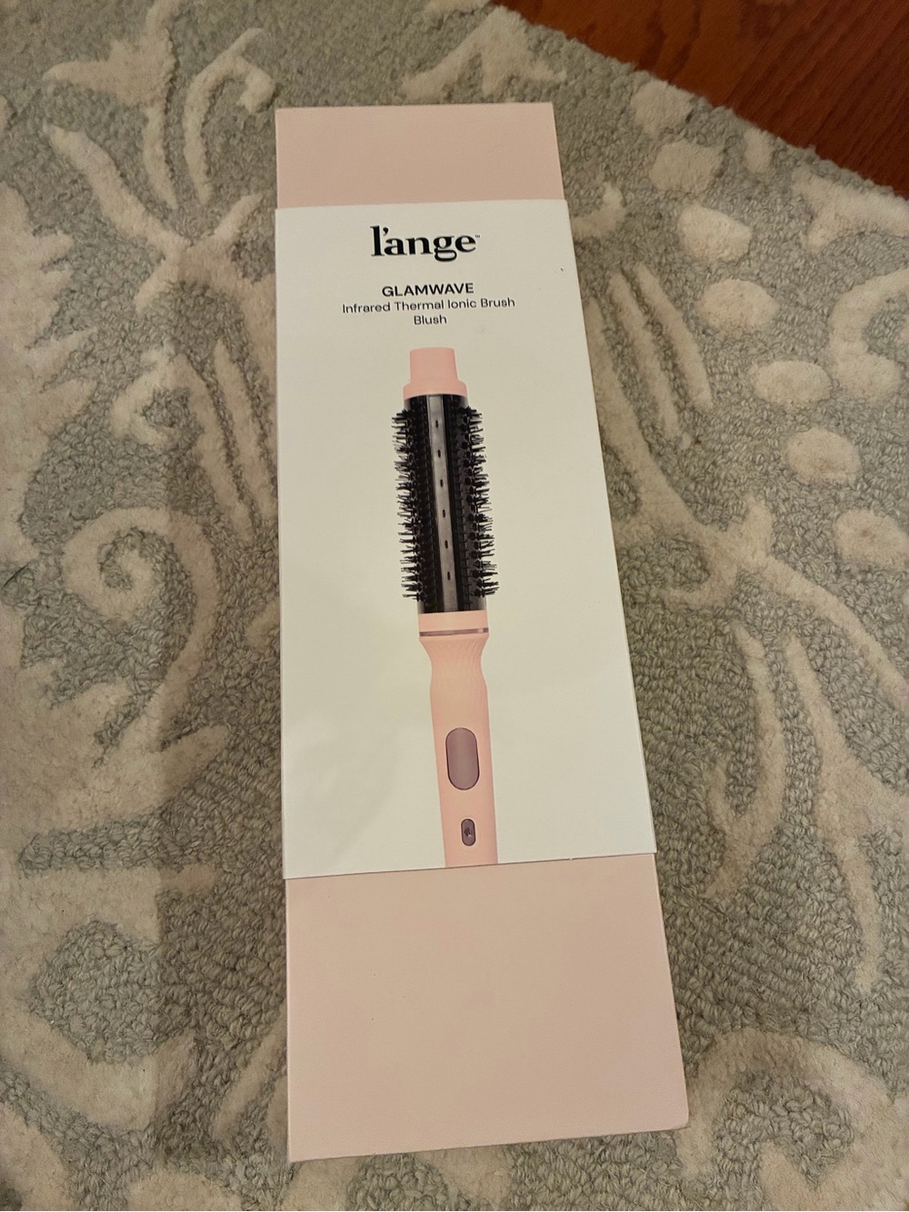 Lange Glamwave Infrared Thermal Ionic Brush - Light Pink and Black